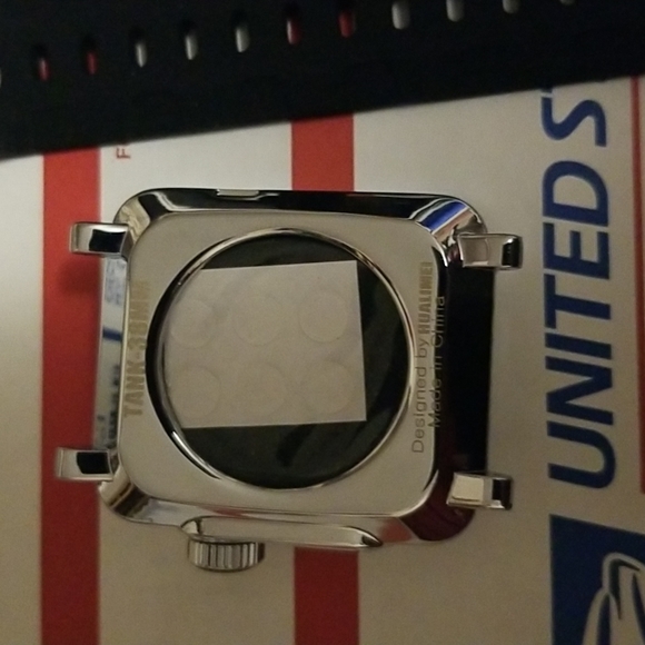 NWT HUALIMEI METAL CASE WITH BAND FOR APPLE WATCH 38MM PROTECTOR TAKEN OUT 4 PIC - Picture 4 of 9